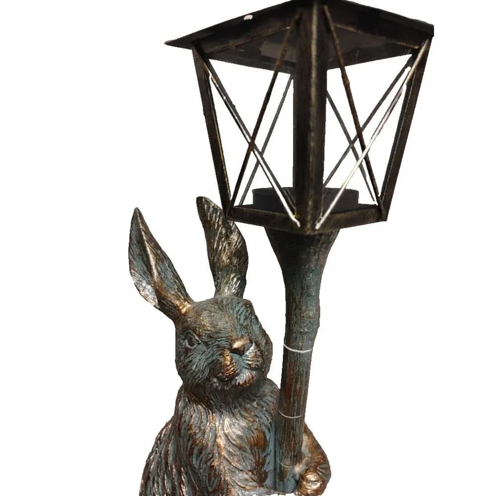 Garden Statues Outdoor – Rabbit Yard Decor, Bunny